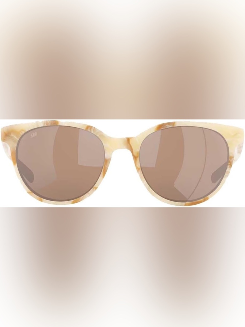 Costa women’s Cream Tortoiseshell Sunglasses with Brown Lenses